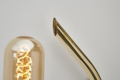  Astra Branch Shaped Brass Wall Lamps for Astra Norway Mid 20th Century