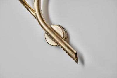  Astra Pair of Branch Shaped Brass Wall Lights for Astra Norway Mid 20th Century