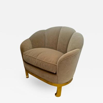  Atelier Martine Atelier Martine Gold Leaf China Inspired Throne Armchair