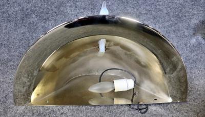  Atelier Petitot Ezan Glass FRENCH ART DECO OPALESCENT GLASS BIRD NICKEL BRONZE SCONCES