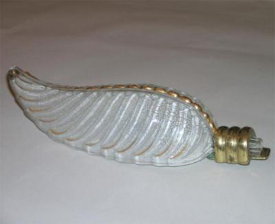  Atelier Petitot Ezan Glass Pair of 1940 s Wall Sconces by Ezan and Petitot