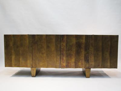  Atelier Stefan Leo Uluwatu Sculptural Brass Patinated Sideboard