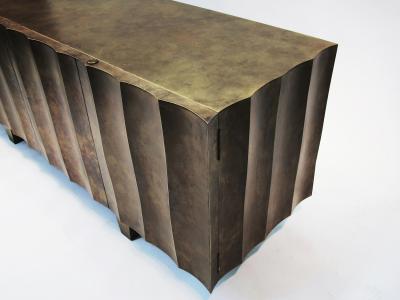  Atelier Stefan Leo Uluwatu Sculptural Brass Patinated Sideboard