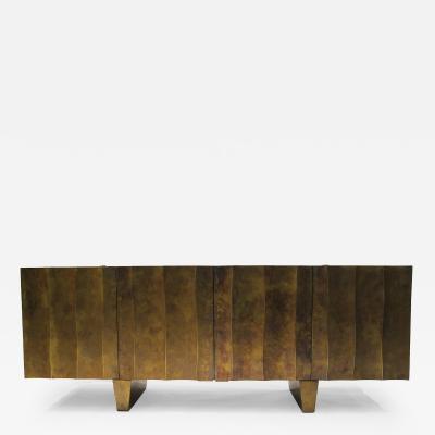  Atelier Stefan Leo Uluwatu Sculptural Brass Patinated Sideboard