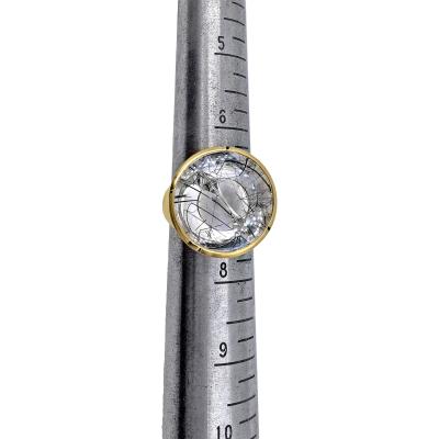  Atelier Tom Munsteiner Atelier Munsteiner Magic Face Black Tourmaline Quartz One of a Kind Gold Ring