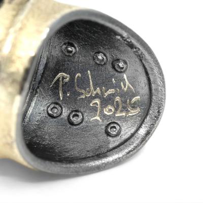  Atelier Zobel White Diamond Pure Gold Oxidized Silver Shield Ring Atelier Zobel 2025