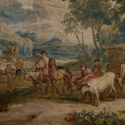  Atelier d Urban et Daniel III Leyniers Massive antique Flemish tapestry of Don Quixote by Leyniers