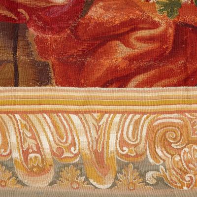  Atelier d Urban et Daniel III Leyniers Rare 18th century wool and silk tapestry by Leyniers