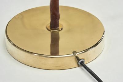  Atelje Lyktan Leather Floor Lamp by Atelj Lyktan Sweden second half of the 20th century