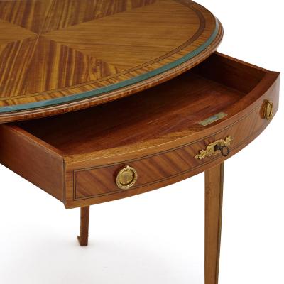  Au Gros Ch ne Antique Parisian Neoclassical Style Side Table by Au Gros Ch ne