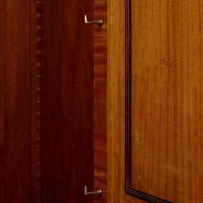  Au Gros Ch ne Large Parisian wardrobe adorned with marquetry and gilt bronze