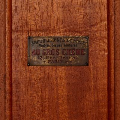  Au Gros Ch ne Large Parisian wardrobe adorned with marquetry and gilt bronze