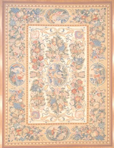  Aubusson 10 3 x 13 6 Aubusson Rug 257 I