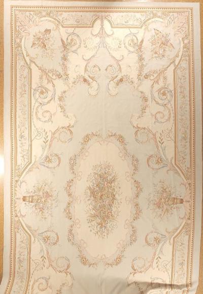  Aubusson 14 1 x 28 2 Aubusson Carpet 1108 Blue Meter Size 429 x 859