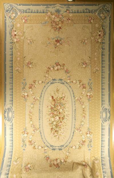  Aubusson 14 2 x 28 6 Aubusson Rug 9474 Meter Size 432 x 869