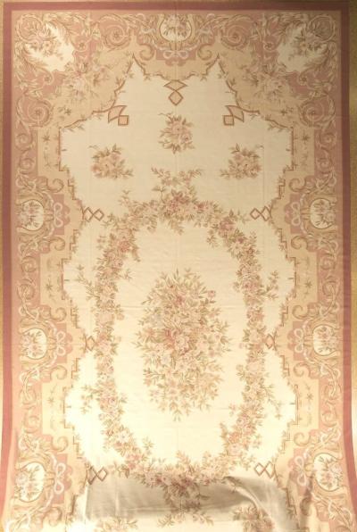  Aubusson 14 5 x 28 5 Aubusson Rug 124 Rose Meter Size 439 x 866