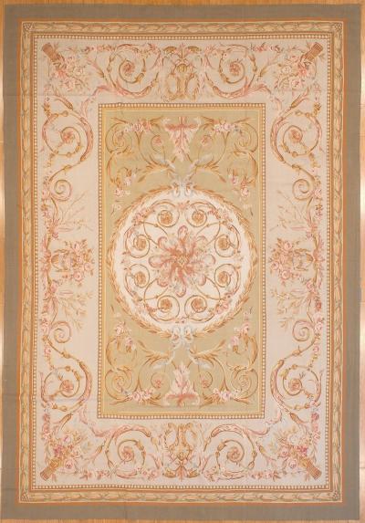  Aubusson 9 10 x 14 2 Aubusson Rug 253 G