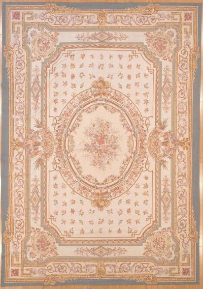  Aubusson 9 10 x 14 Aubusson Rug 159