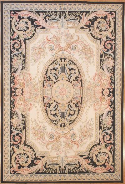  Aubusson 9 9 x 14 6 Aubusson Rug 369 B
