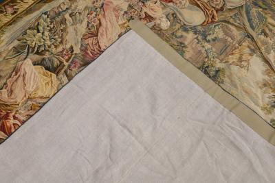  Aubusson Antique Aubusson Beauvais Pictorial French Tapestry 49 x 63