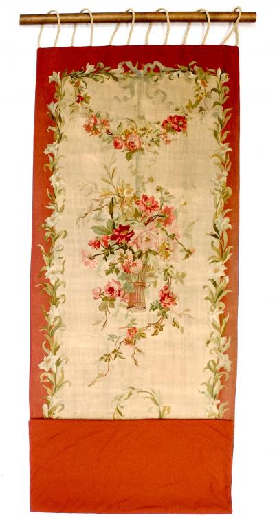  Aubusson Antique French Aubusson 1 of pair 36 x 9 11 