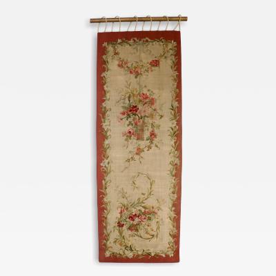  Aubusson Antique French Aubusson 1 of pair 36 x 9 11 