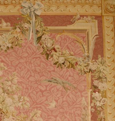  Aubusson Extremely Fine and Rare Antique French Beauvais Aubusson Tapestry 91 x 9 10 