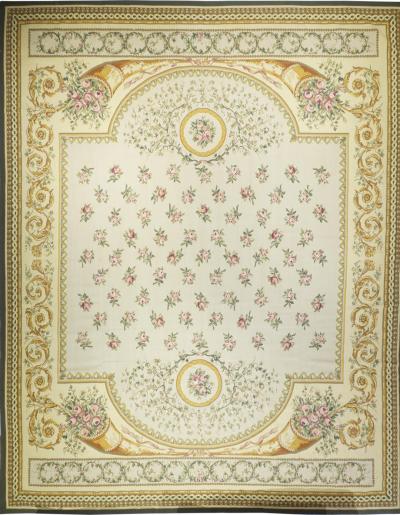  Aubusson Vintage Aubusson Design Tapestry 1110 x 155