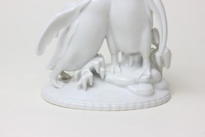  Augarten Porcelain Factory Augarten Porcelain Factory Figure of 2 Penguins 1930 Austria
