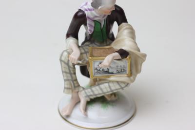  Augarten Porcelain Factory Augarten Porcelain Factory Figure of Organ Grinder 1926 Austria