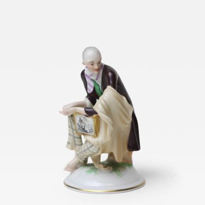  Augarten Porcelain Factory Augarten Porcelain Factory Figure of Organ Grinder 1926 Austria