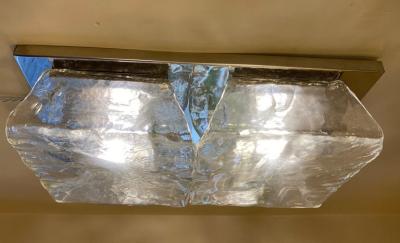  Aureliano Toso Striking Pair of Wall Lights by Aureliano Toso Murano 1970