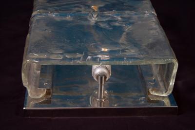  Aureliano Toso Striking Pair of Wall Lights by Aureliano Toso Murano 1970