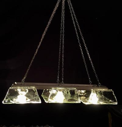  Aureliano Toso Striking Pair of Wall Lights by Aureliano Toso Murano 1970