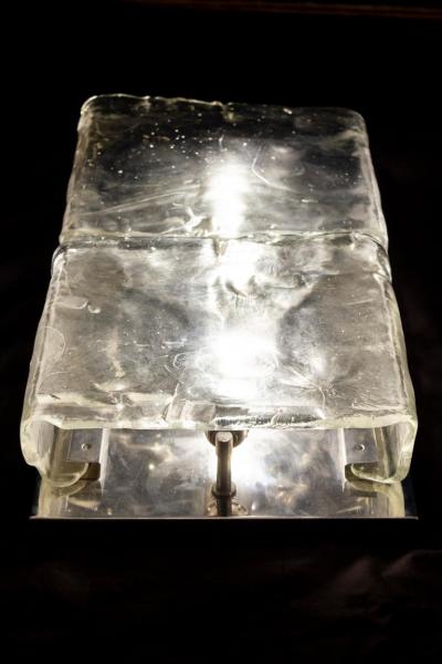  Aureliano Toso Striking Pair of Wall Lights by Aureliano Toso Murano 1970