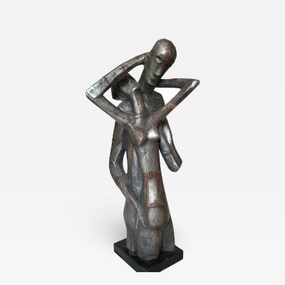  Austin Productions Austin Productions Brutalist Large Sculpture Lovers Man Woman Gothic Frakenstein