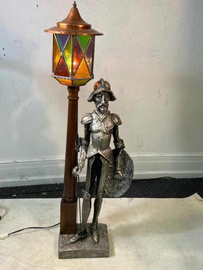  Austin Productions MONUMENTAL RARE THE OLD CONQUISTADOR LAMP BY AUSTIN PRODUCTIONS 1967