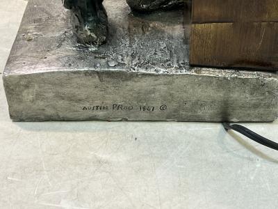  Austin Productions MONUMENTAL RARE THE OLD CONQUISTADOR LAMP BY AUSTIN PRODUCTIONS 1967