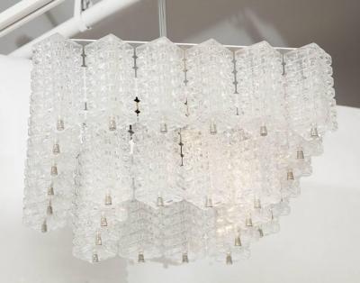  Austrolux Leuchten Austroluxe Blown Glass Chandelier