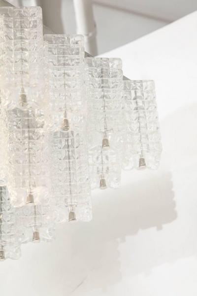  Austrolux Leuchten Austroluxe Blown Glass Chandelier