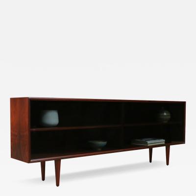  Axel Christensen Axel Christiansen Rosewood Smoke Glass Bookcase for Aco Mobler