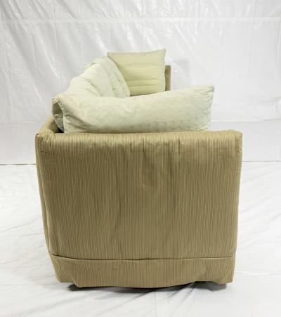  B B Italia 1985 B B Italia Ottomama Four Seat Sofa in Silk Upholstery Italian Modern