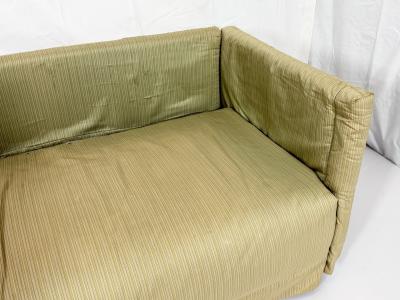 B B Italia 1985 B B Italia Ottomama Four Seat Sofa in Silk Upholstery Italian Modern