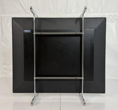  B B Italia Antonio Citterio for B B Italia Leather Aluminum Glass Coffee Table