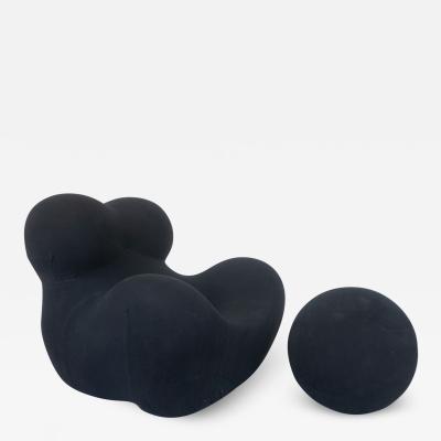  B B Italia Big Mama Lounge Chair Ottoman by Gaetano Pesce for B B Italia