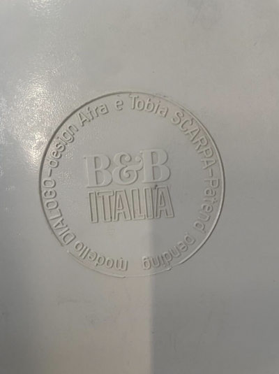  B B Italia Mid Century Modern Set of Diagolo 4 Chairs by Afra Tobia Scarpa for B B Italia