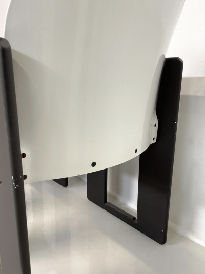  B B Italia Mid Century Modern Set of Diagolo 4 Chairs by Afra Tobia Scarpa for B B Italia