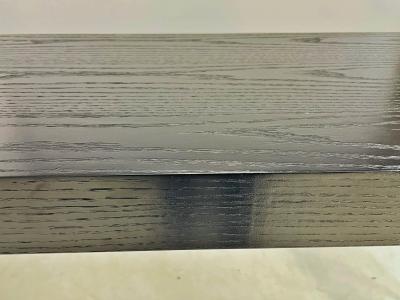  B B Italia Modern Cerused Black Oak Console Table in the Style of B B Italia