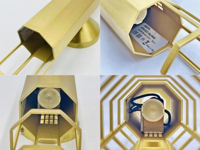  B B Italia Pair Baxter Palomar Brass Sconces by Pietro Russo Italian Modern Lights