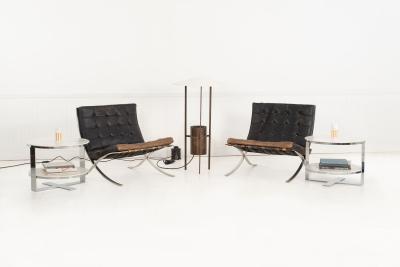  B B Italia Pair of Eileen Side Tables by Antonio Citterio for B B Italia 2003